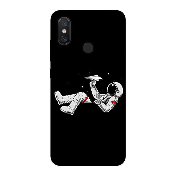 Ốp lưng dành cho điện thoại Xiaomi Redmi Note 6 Pro  Vũ Trụ Nền Đen