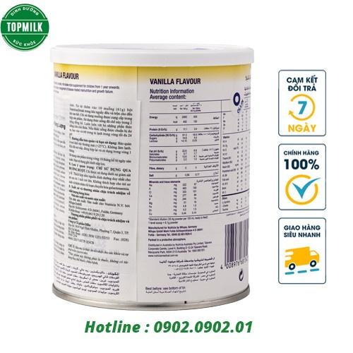 Sữa bột Nutricia Nutrinidrink Hộp 400gr, sữa cao năng lượng bổ sung dinh dưỡng cho trẻ biếng ăn, kén ăn, suy dinh dưỡng