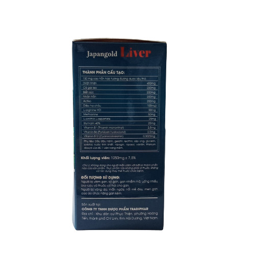 Viên uống bổ gan LIVER - Diệp hạ châu, mật nhân, actiso - giúp thanh nhiệt, mát gan, giải độc gan - Hộp 60 viên
