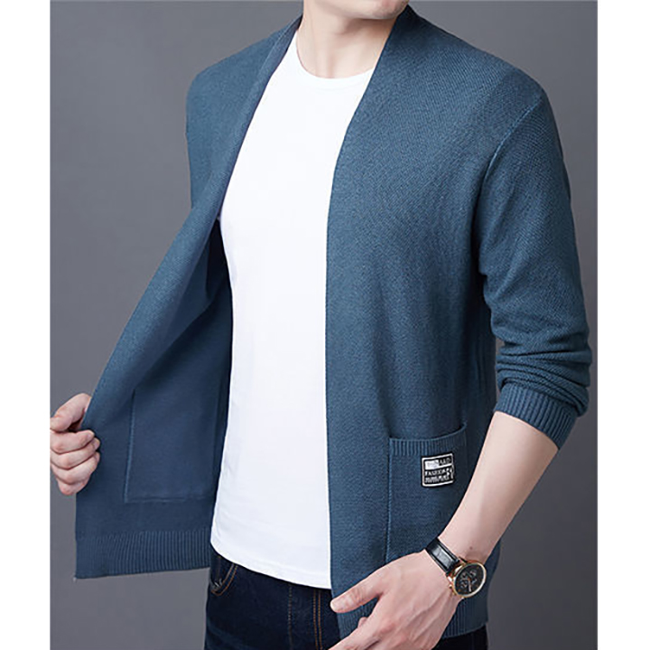 Hình ảnh Áo Khoác Nam Cardigan Nam Len Cao Cấp Thời Trang SZone SAL219