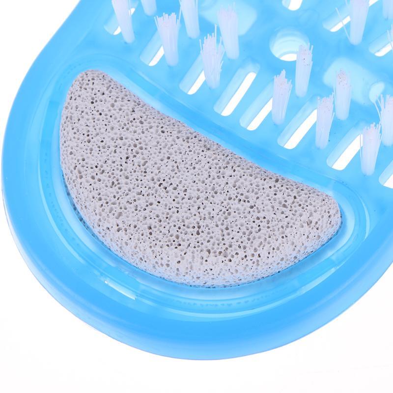 Plastic Remove Dead Skin Massage Slipper Foot Scrubber Bath Shoe with Brush Household Bathroom Foot Cleaning Brush Slipper