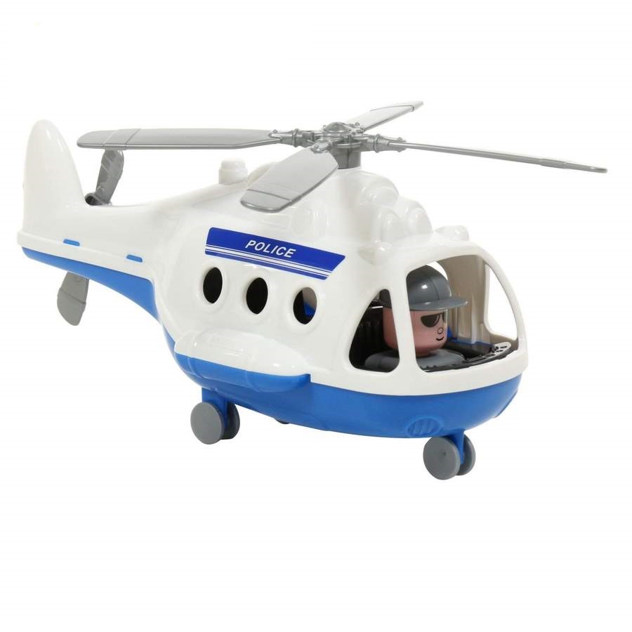 Máy bay trực thăng cảnh sát Alpha đồ chơi - Polesie Toys