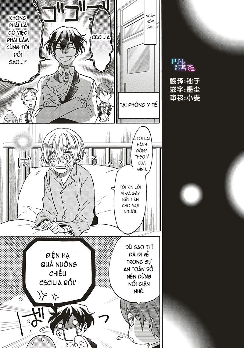 kẻ phản diện, cecilia silvie, không muốn chết, thế nên cô đã cải nam trang chapter 13.2 3