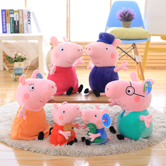 Gấu bông heo Peppa, gia đình heo Peppa (20cm---&gt;40cm) hàng việt nam chất lượng cao, an toàn cho trẻ nhỏ