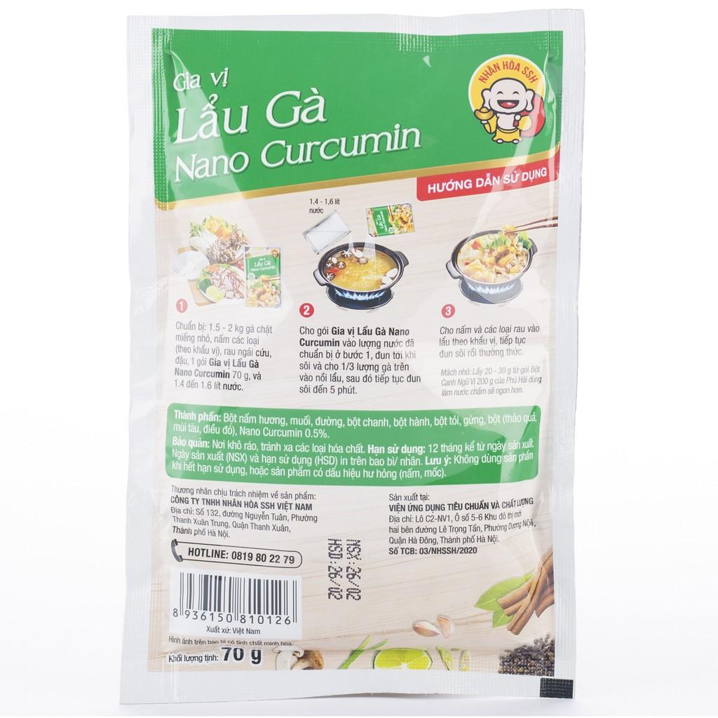 Lẩu gà Nano Curcumin SSH 70g - Hàng chính hãng