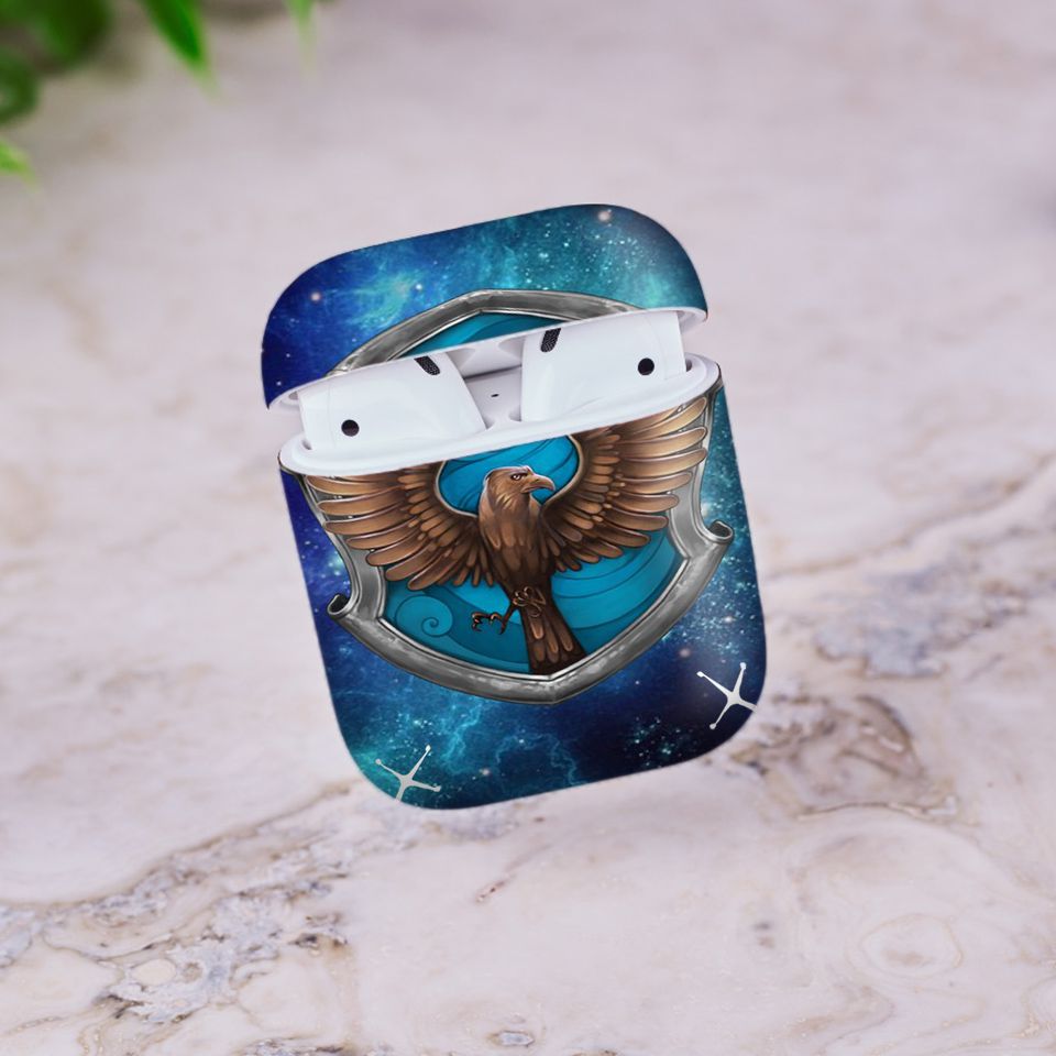 Miếng dán skin chống bẩn cho tai nghe AirPods in hình Harry Potter - hrp009 (bản không dây 1 và 2)