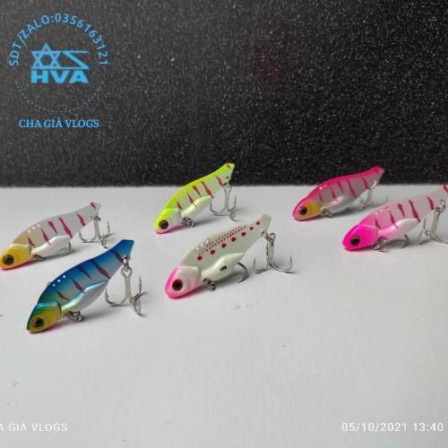 MỒI CÁ SẮT ORICHI 10G-15G và BKK MẪU NƯỚC SƠN TỐT là mồi chìm câu được rất nhiều loại cá như cá lóc , cá chẽm