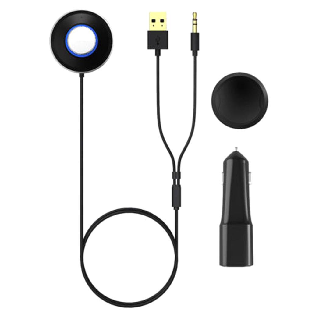 Car Charger Audio Adapter Kit Wireless Bluetooth 3.5 Mm Aux Stereo Receiver