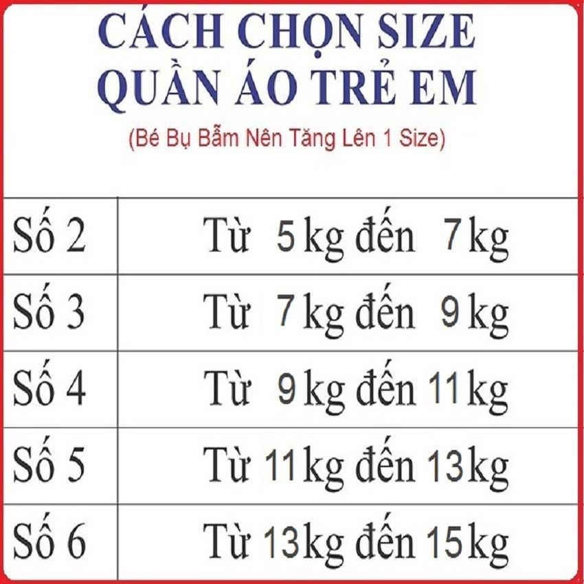 Sét 5 Bộ Cotton Giấy Cài Khuy Giữa Cho Bé Từ 5-14kg - Quần Áo Trẻ Sơ Sinh