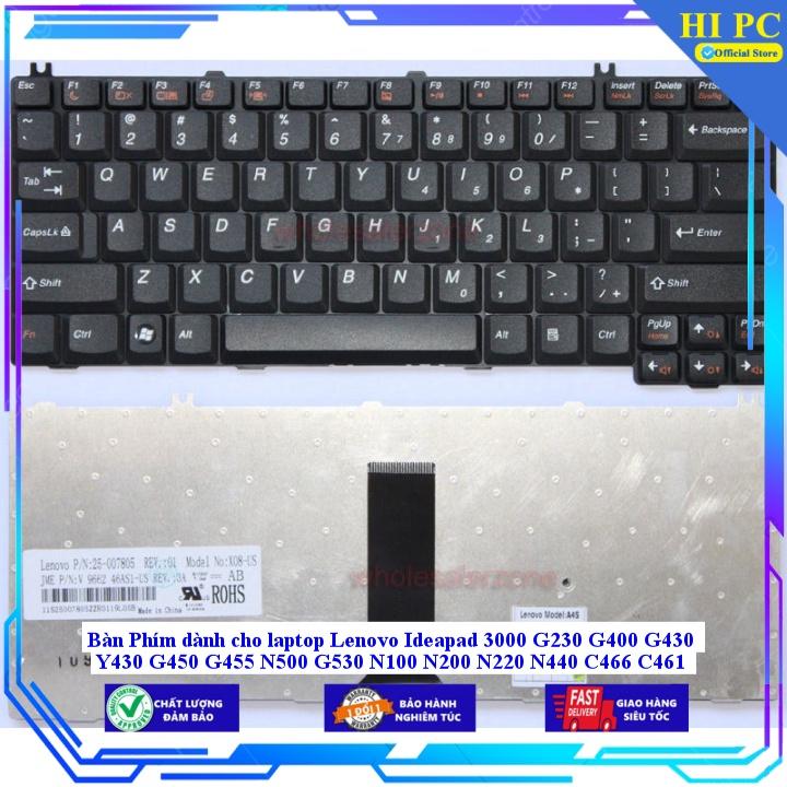 Bàn Phím dành cho laptop Lenovo Ideapad 3000 G230 G400 G430 Y430 G450 G455 N500 G530 N100 N200 N220 N440 C466 C461 C460 - Hàng Nhập Khẩu