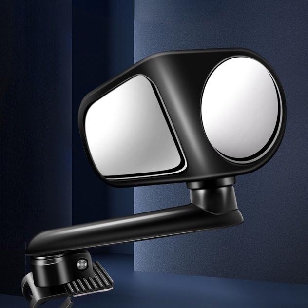 Gương Chiếu Hậu Hình Tròn Nhỏ Đa Năng Xoay 360 Độ Soi Điểm Mù Tiện Dụng Cho Xe Hơi