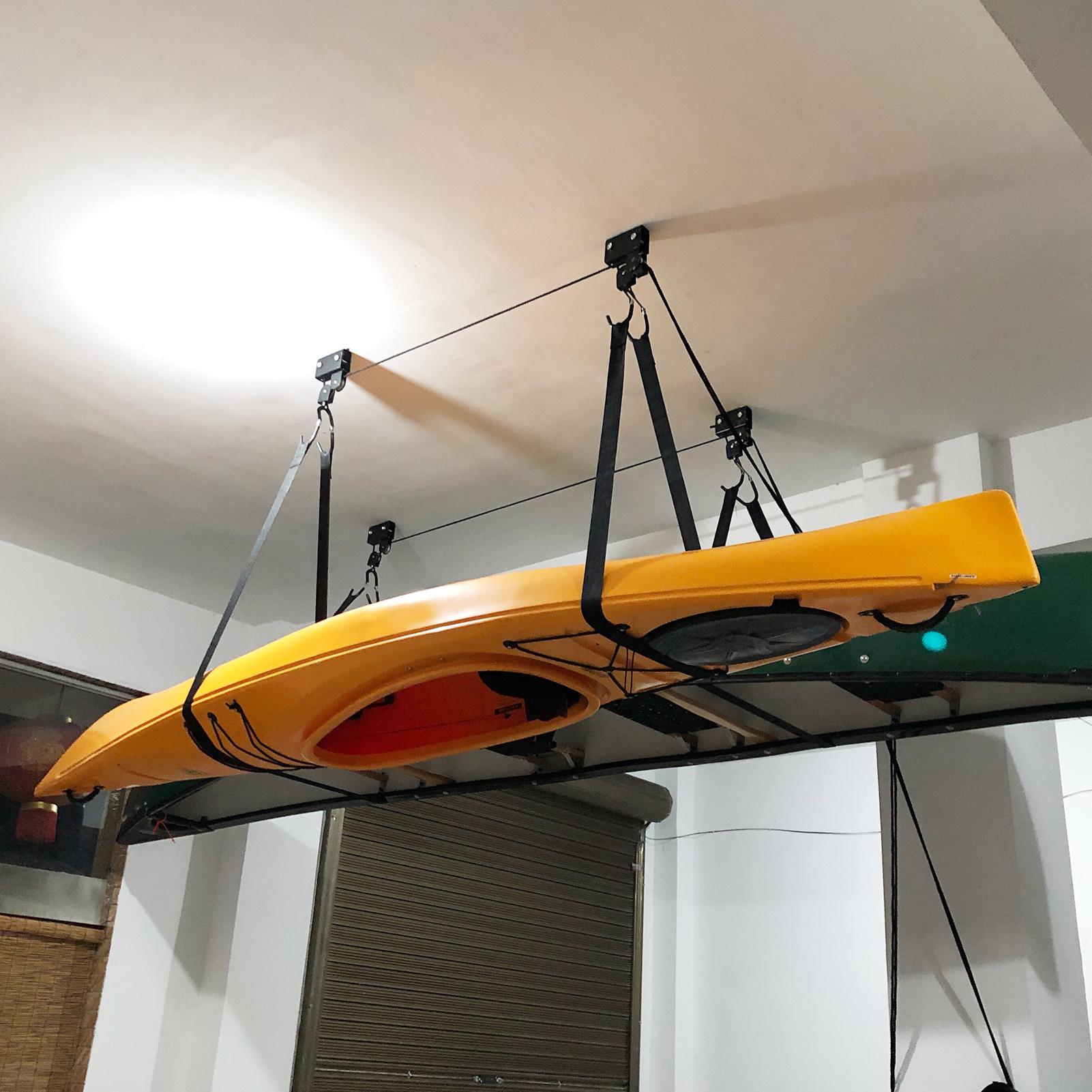 Giá treo cất trữ thuyền kayak, thiết kế với một lớp phủ cao su để bảo vệ khỏi trầy xước