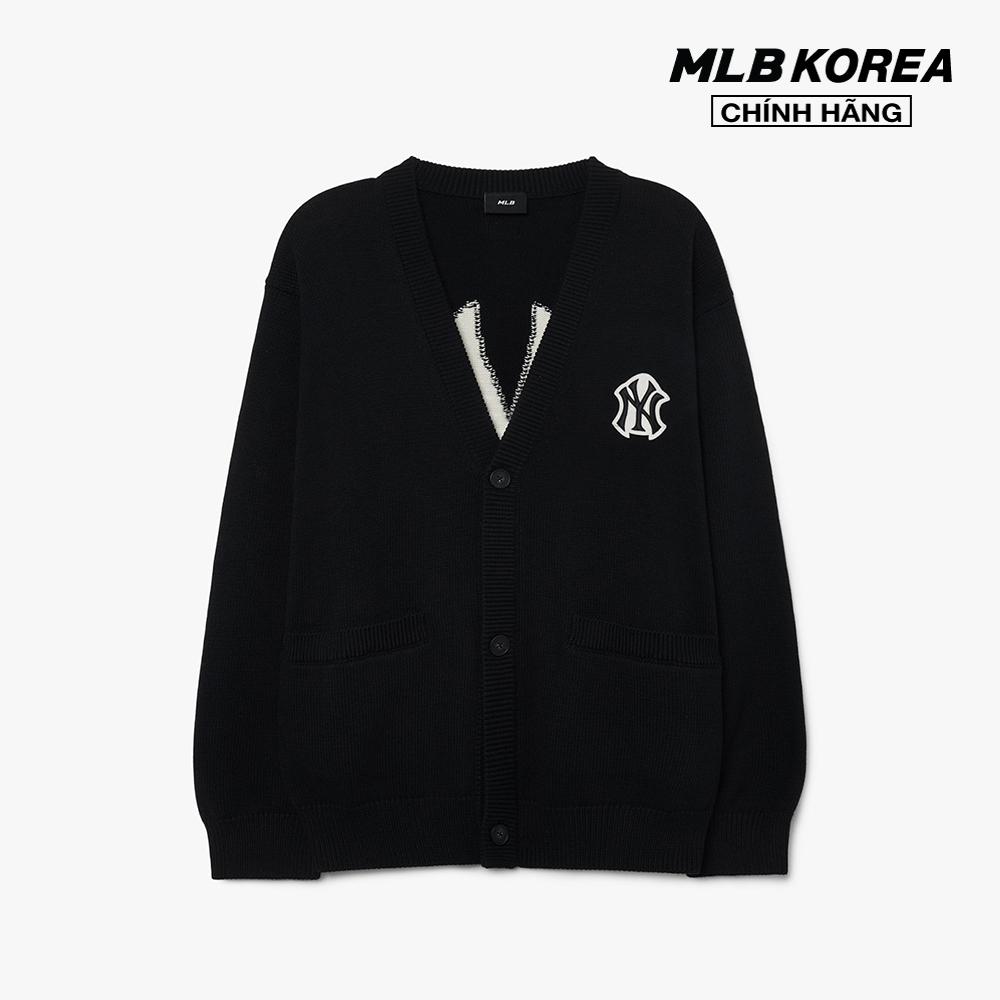 MLB - Áo khoác cardigan unisex tay dài Basic Big Logo 3AKCB0131