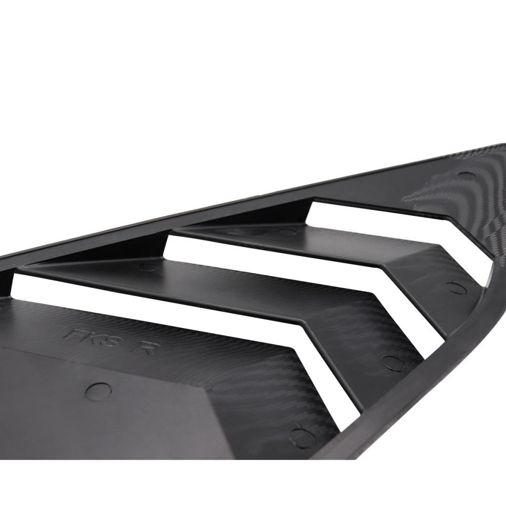 Rear Quarter Panel Window Side Louvers Vent Trim for Ford Focus Hatchback 4D