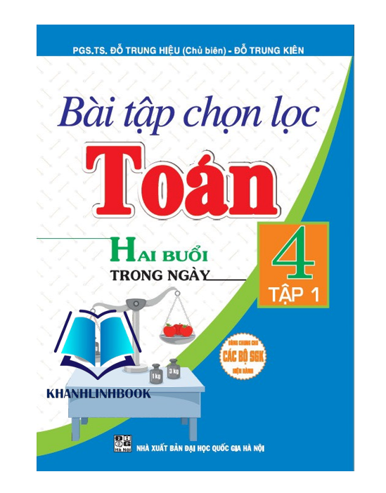 Sách - Combo Bài tập chọn lọc toán 4 hai buổi trong ngày - tập 1 + 2