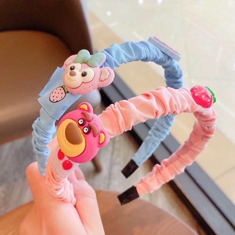 Bờm tóc vải nhún hình thú mềm