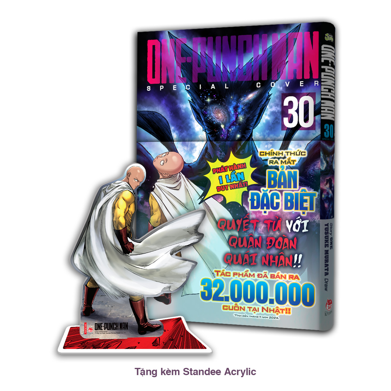 One-Punch Man - Tập 30: Chướng Ngại Lớn Nhất (Bản Đặc Biệt) [Tặng Kèm Bìa Áo PVC + Standee Acrylic]