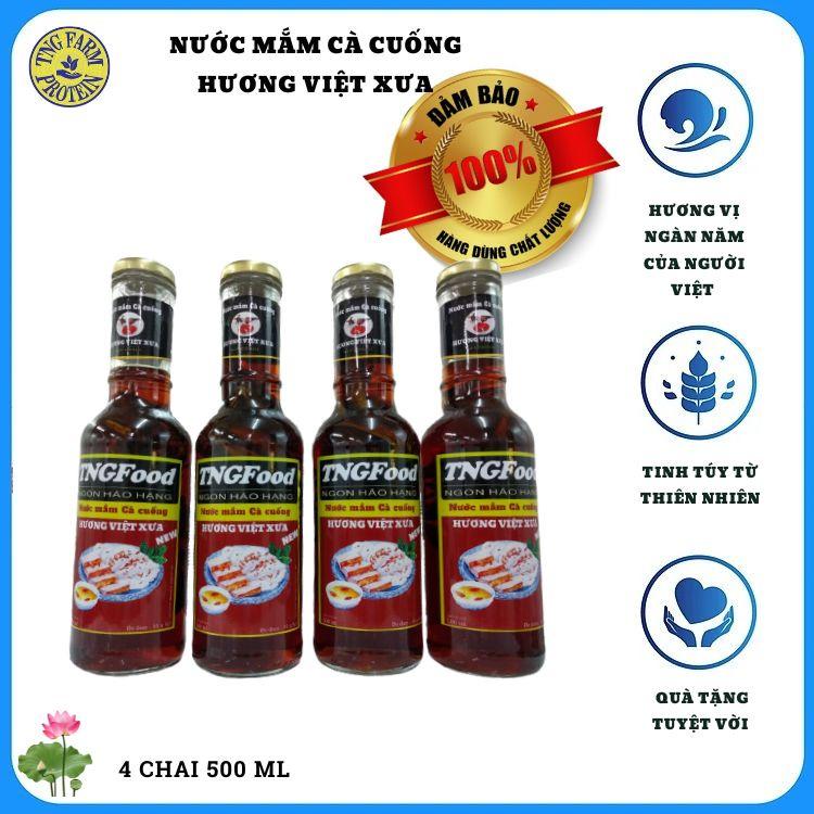 NƯỚC MẮM CÀ CUỐNG HƯƠNG VIỆT XƯA LOẠI THƯỢNG HẠNG THƠM NGON. SẢN PHẨM CHÍNH CHAI 500 mL - SẢN PHẨM BÁN KÈM MUỐI CÀ CUỐNG CHẤM HOA QUẢ Mã SP : NM-500