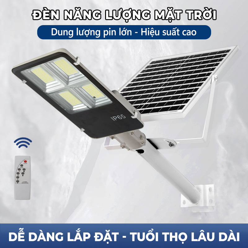 Đèn năng lượng mặt trời 1000w- cao áp 4 ô, chip độ sáng cao, thân thiện với môi trường- K1549