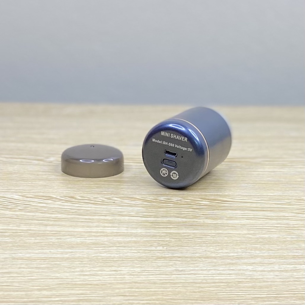 Máy Cạo Râu Nam Mini Nhỏ Gọn SH-588 Dao Cạo Râu Không Dây Cao Cấp 3 Lưỡi Công Nghệ Nhật Bản Không Đau Rát Trầy Xước