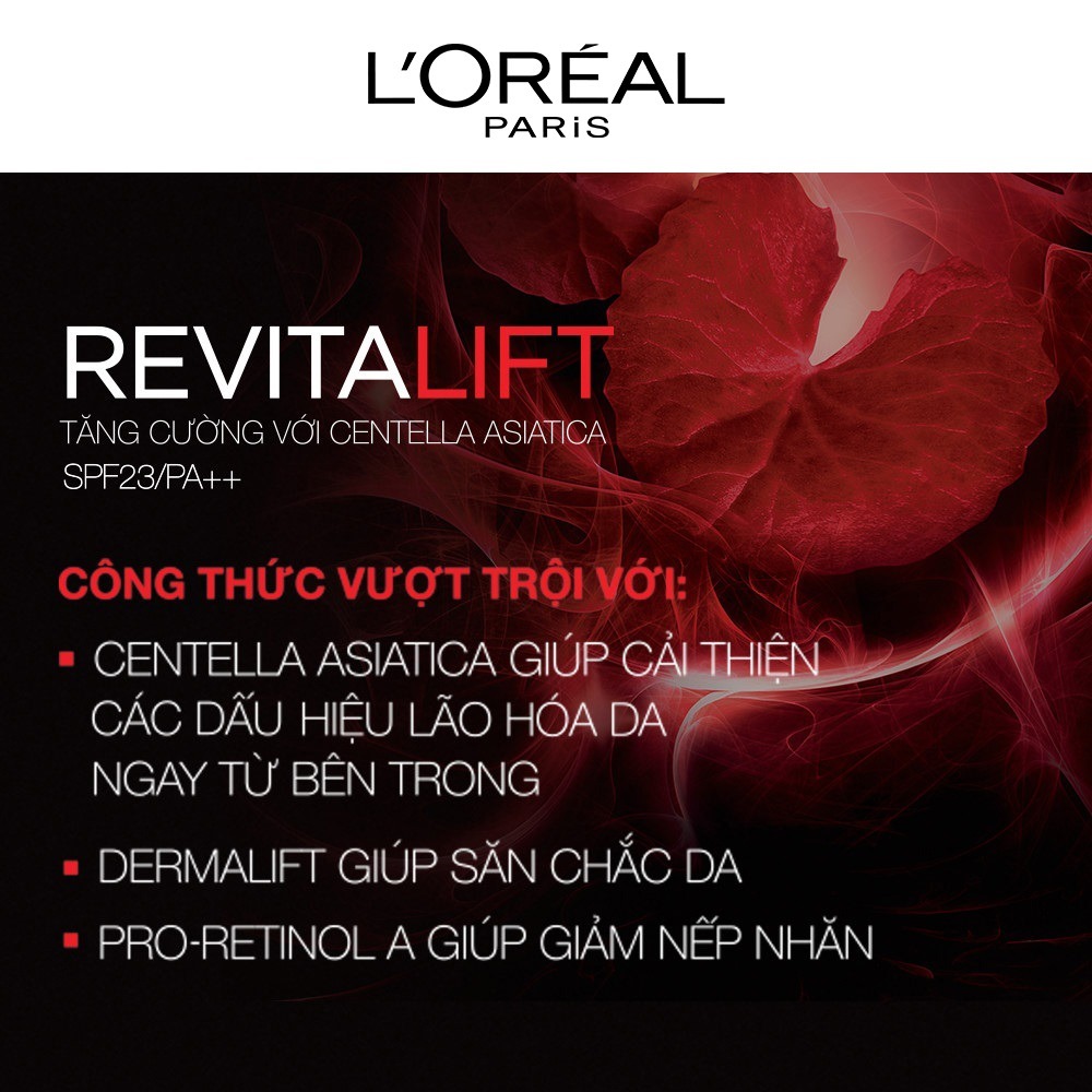 Kem Dưỡng Ngày Chống Nhăn Săn Chắc Da L’Oreal Revitalift SPF35 PA++  50ml