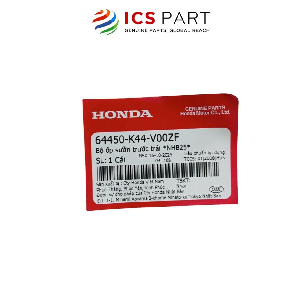 Bộ Cánh Yếmtrái Nhb25 HONDA Vision 110 2014-2015 Màu Đen bóng (64450K44V00ZF)