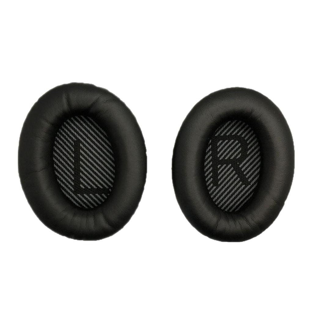 2pairs memory foam ear pads cushion covers for  qc15 qc25 qc35