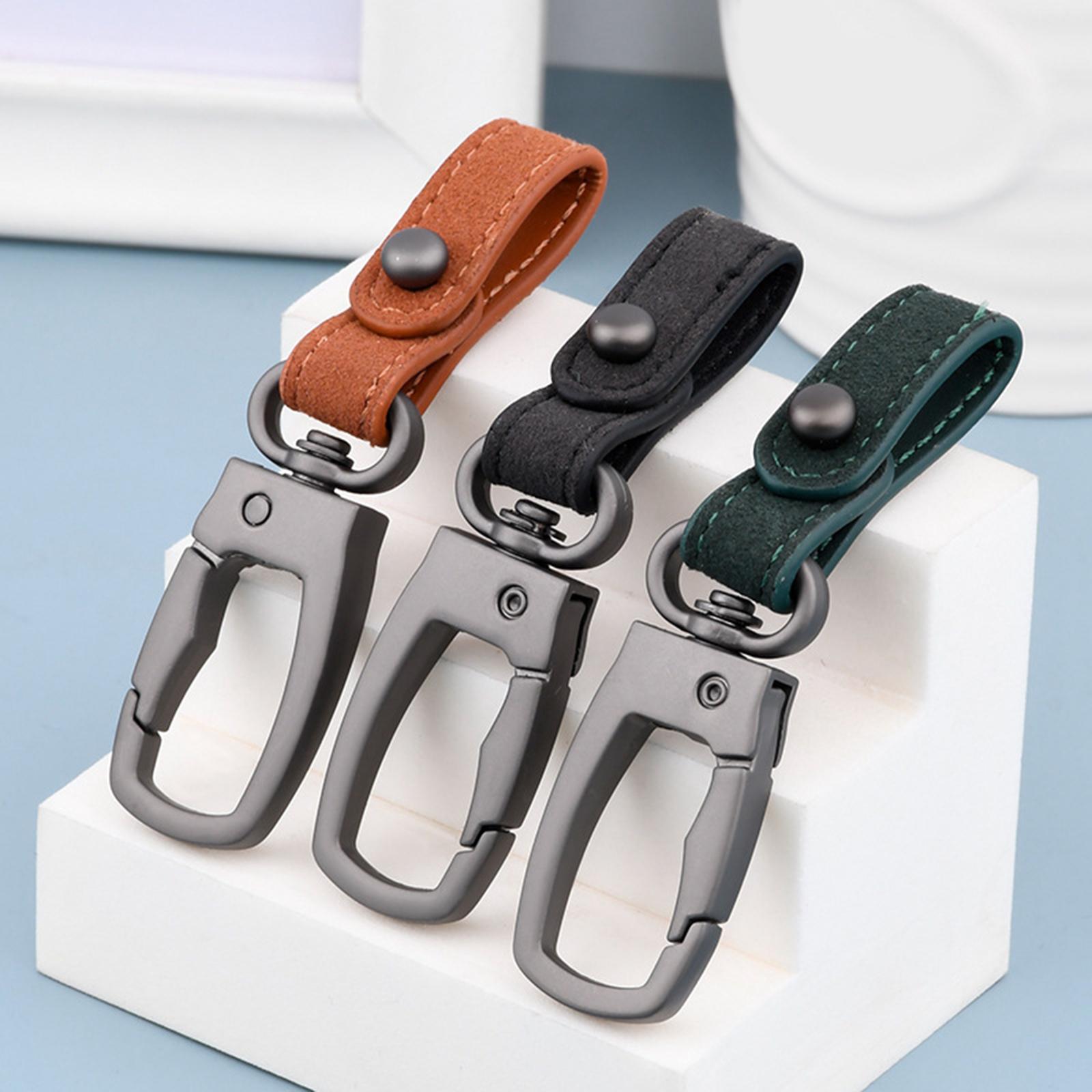 2xHeavy Duty Car Keychain Clip for Colleagues Friends Valentine'S Day Gifts Black