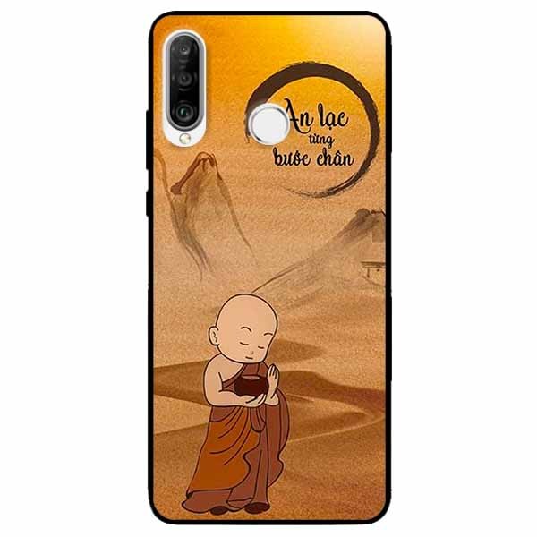 Ốp lưng in cho Huawei P30 Lite Mẫu Bước Chân An Lạc