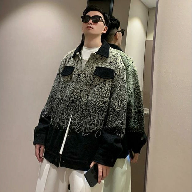 Áo khoác unisex họa tiết phối màu Mã: NK1535
