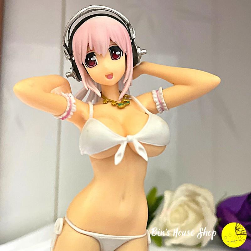 Mô hình đồ chơi nhân vật Super Sonico mặc Bikini cao 19cm