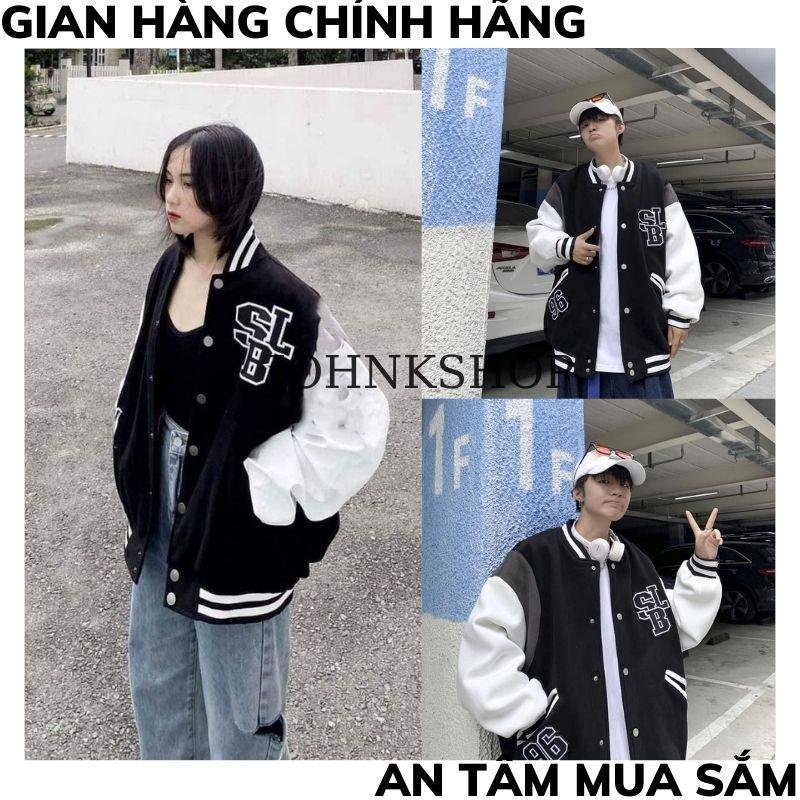 Áo Khoác Bomber Jacket Dù  Form Rộng Phối Chữ Nam Nữ Ullzang Unisex ,áo khoác hàn quóc THỜI TRANG 1989