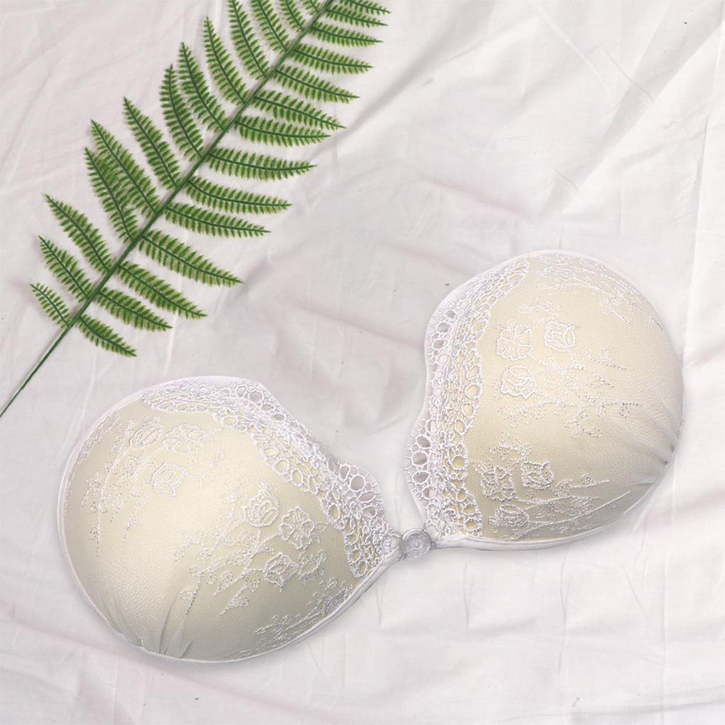 Strapless Invisible Bra Backless Adhesive Push Up Reusable Bra Normal Skin D38
