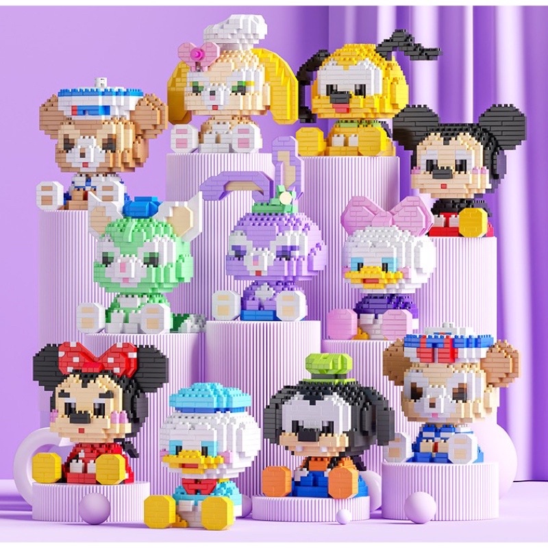 Đồ chơi trẻ em - Combo 5 Bộ ghép hình mini nhiều mẫu khác nhau - Mô hình lắp ráp 3D cực dễ thương cho bé - Mẫu ngẫu nhiên
