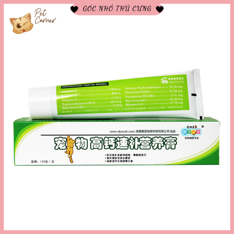 Gel dinh dưỡng,mềm mượt lông cho mèo 125g