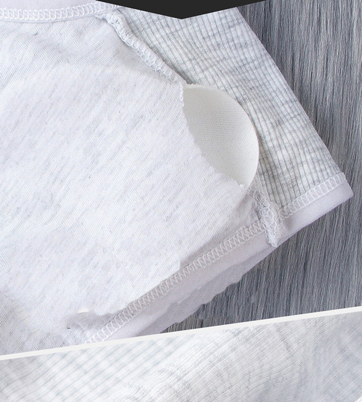 Hình ảnh Combo 3 áo lót học sinh cotton tăm (màu ngẫu nhiên)
