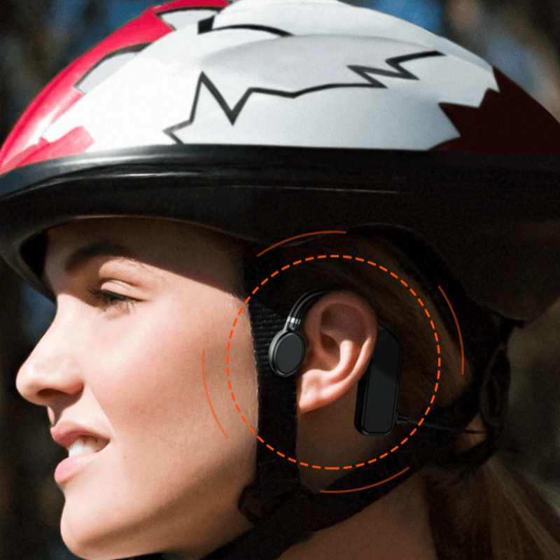 Dẫn Truyền Xương Tai Nghe Không Dây Bluetooth Chống Thấm Nước Thoải Mái Mặc Mở Tai Trọng Lượng Nhẹ Không-Tai Nghe Nhét Tai Thể Thao