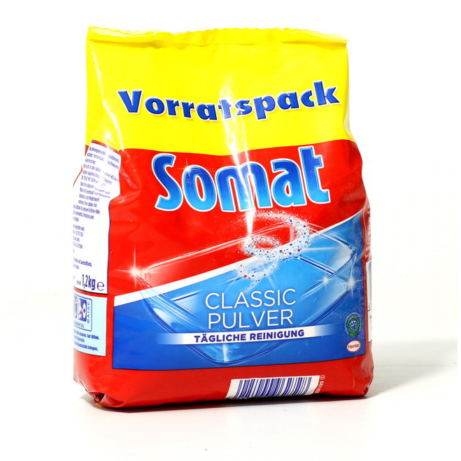 Bột rửa ly bát hiệu Somat Classic Pulver - Chính hãng Đức - 1.2kg