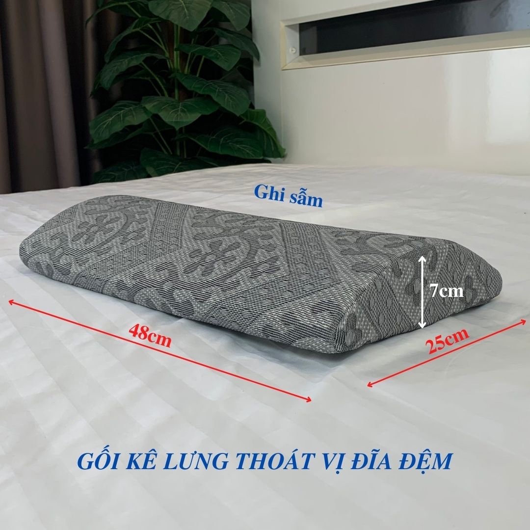 Gối kê lưng thoát vị đĩa đệm YOROKOBI ( giao màu ngẫu nhiên )