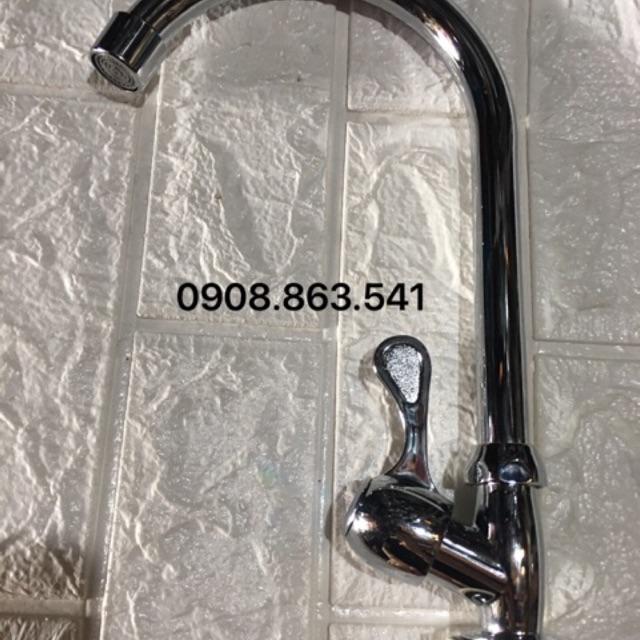 Vòi chén ren ngoài 21 Inox