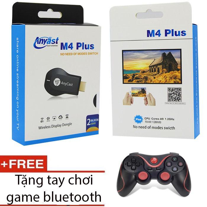 HDMI không dây Anycast M4 Plus cao cấp Tặng kèm tay game bluetooth - ShopToro - AsiaMart