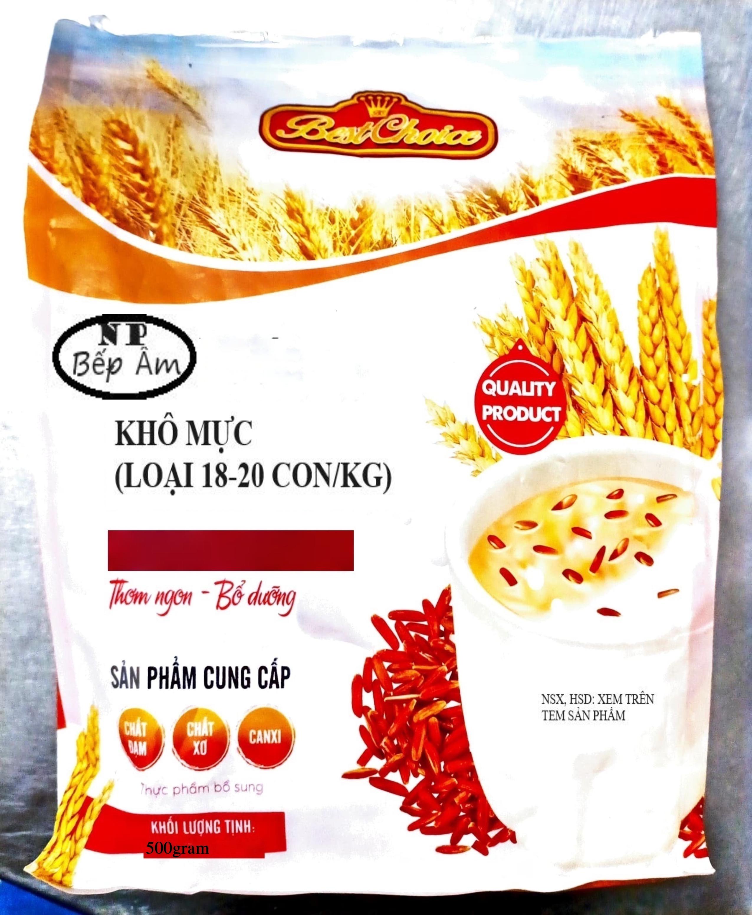 500 gram khô mực loại 18-20 con/kg - Bếp Ấm
