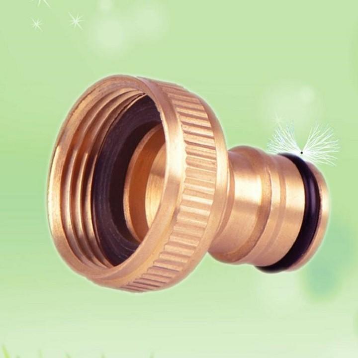 ĐẦU NỐI ZEN TRONG 25MM RA KHỚP NỐI NHANH -ĐỒNG THAU - 521