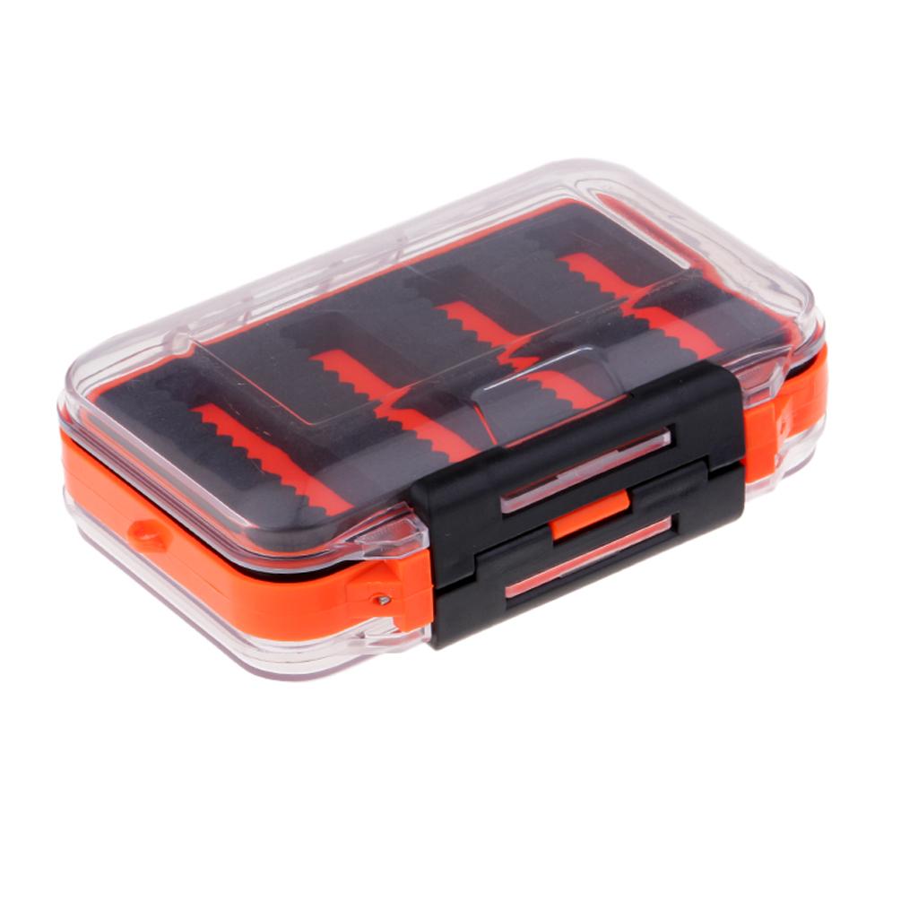 Double Sided Fly Fly Box Slit Bọt Fly Fishing Hook Jigs Storage Case