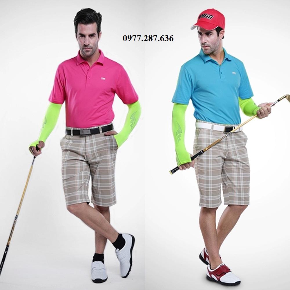 Bao Tay Golf Chống Nắng UV Xỏ Ngón Xà Cạp PGM Thấm Hút Mồ Hôi Cao Cấp XC007 - Hàng Chính Hãng