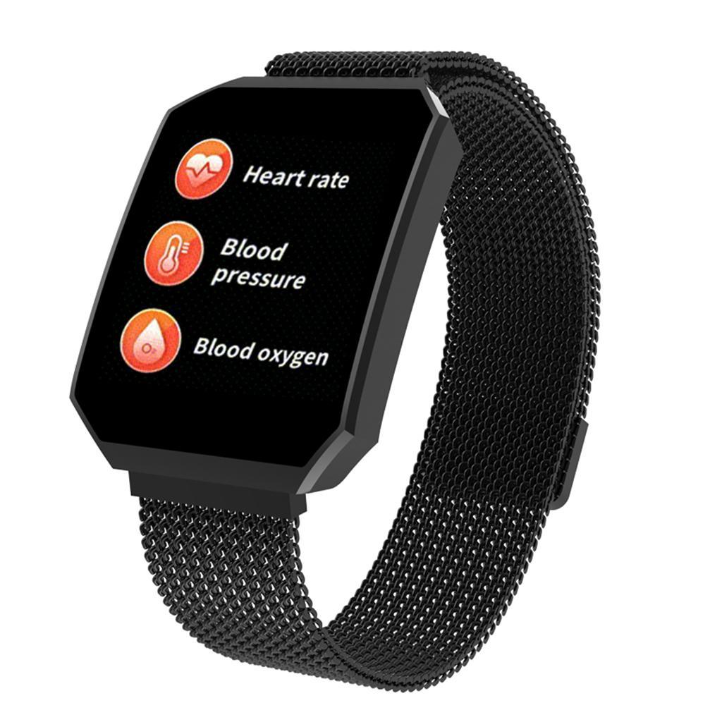 Smart Watch Fitness Bracelet  Monitor Support for IOS 8.0 Black