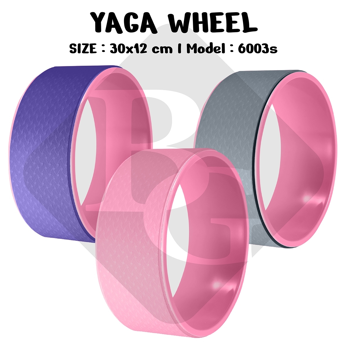 BG Vòng tập YOGA 6003 - Yoga Wheel Bản 13CM Và 12CM Khung Nhựa ABS Bọc TPE Cao Cấp Pilates Tập Lưng Cao Cấp (hàng nhập khẩu)