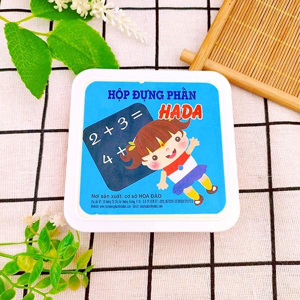 Combo 2 hộp phấn học sinh bằng nhựa 9cm x 9cm