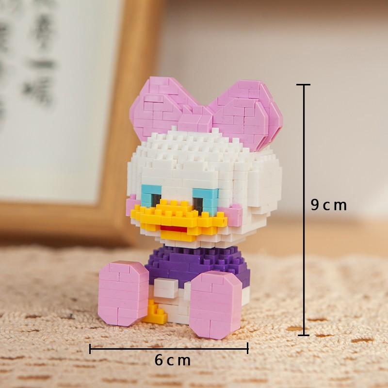 Đồ chơi Lego 3D lắp ráp mô hình nhân vật hoạt hình vịt donald disney dễ thương, quà tặng sinh nhật bạn trai gái