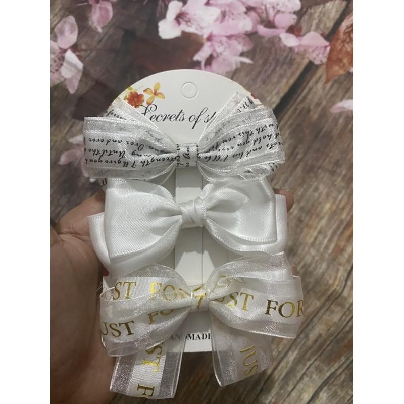 Set 3 kẹp mái mix mẫu xinh yêu M4